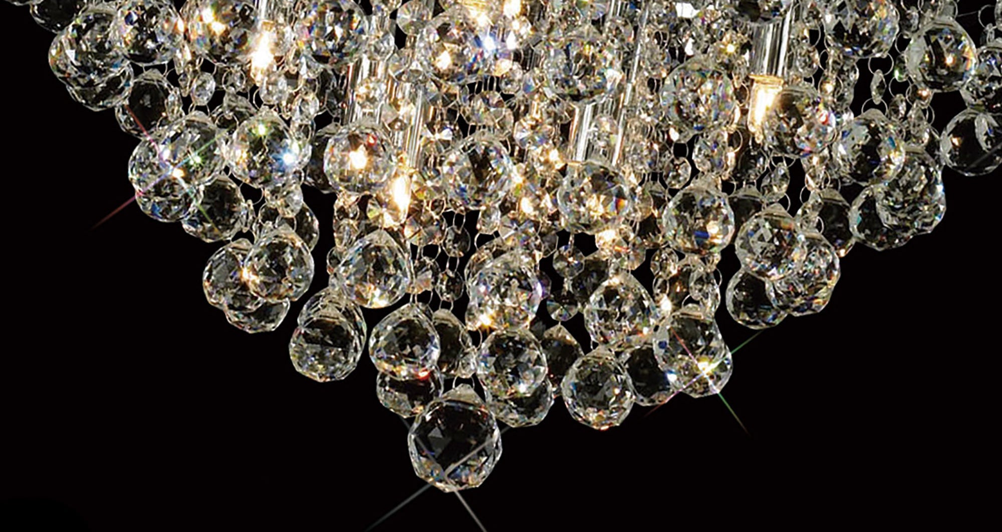 Diyas - Atla Crystal Pendant Light - Luminosity Designs Ltd