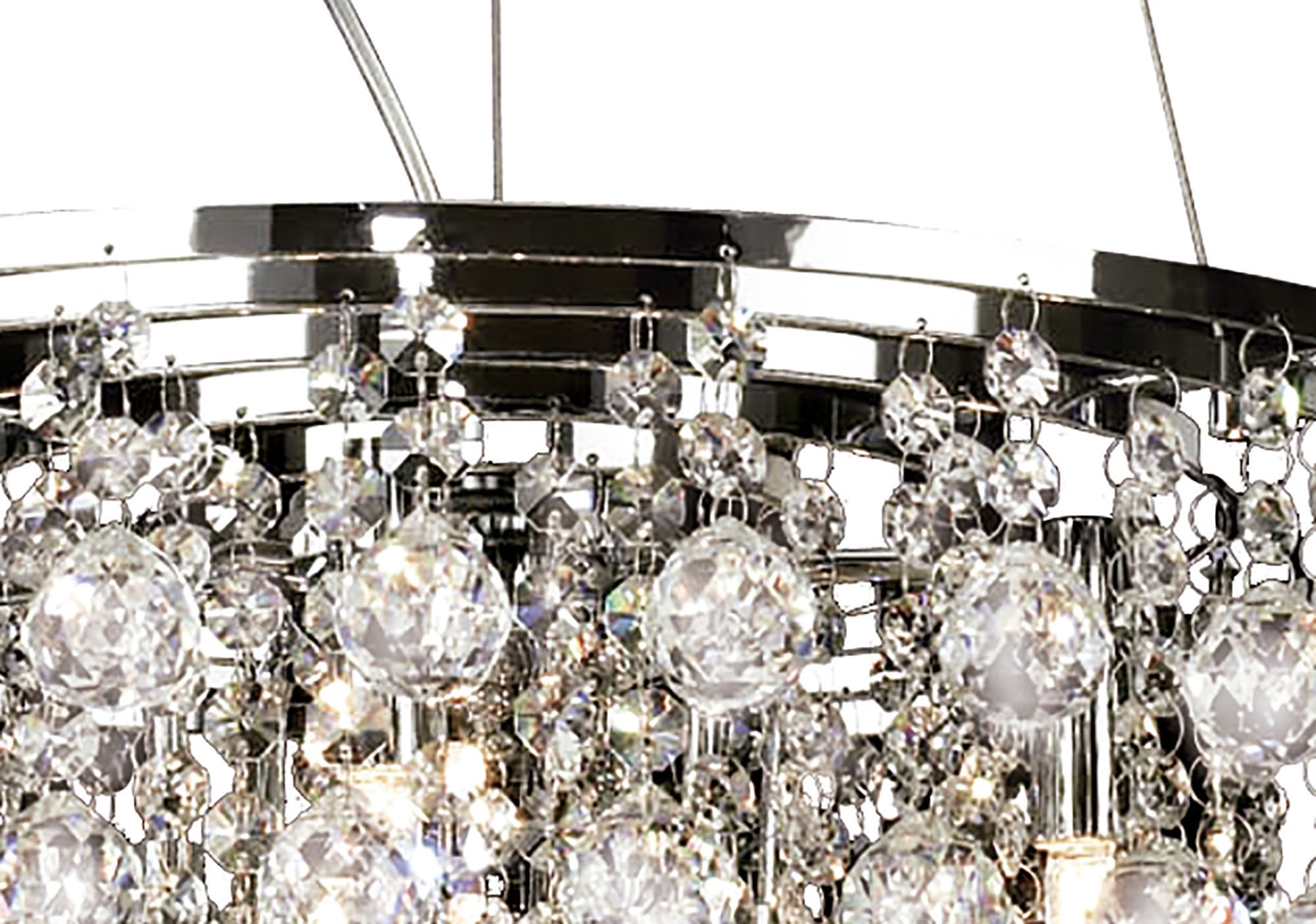 Diyas - Atla Crystal Pendant Light - Luminosity Designs Ltd