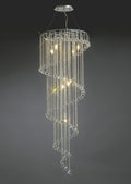 Diyas - Atla Crystal Spiral Chandelier - Luminosity Designs Ltd
