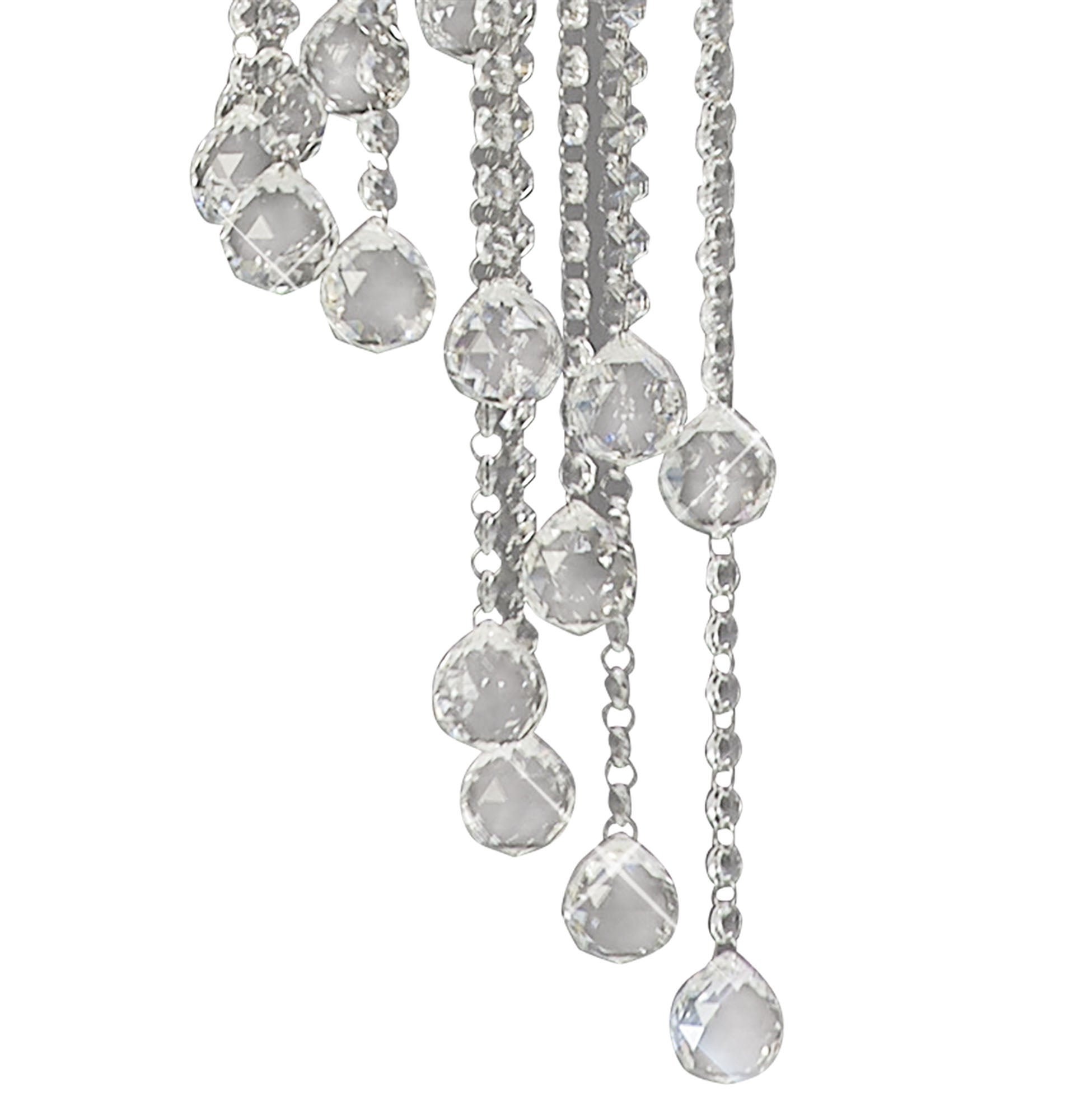 Diyas - Atla Crystal Spiral Chandelier - Luminosity Designs Ltd