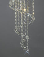 Diyas - Atla Crystal Spiral Chandelier - Luminosity Designs Ltd