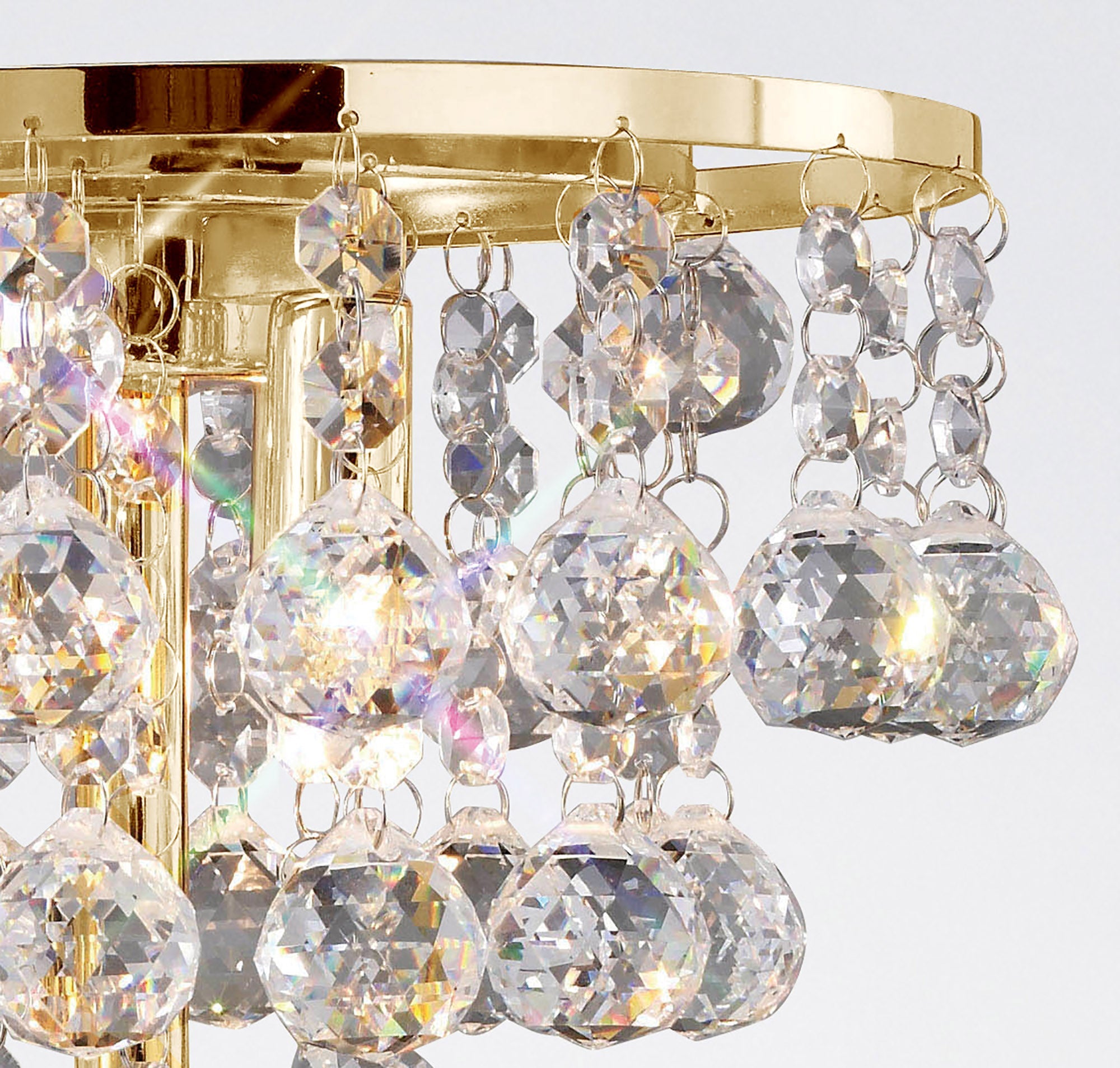 Diyas - Atla Crystal Table Lamp - Luminosity Designs Ltd