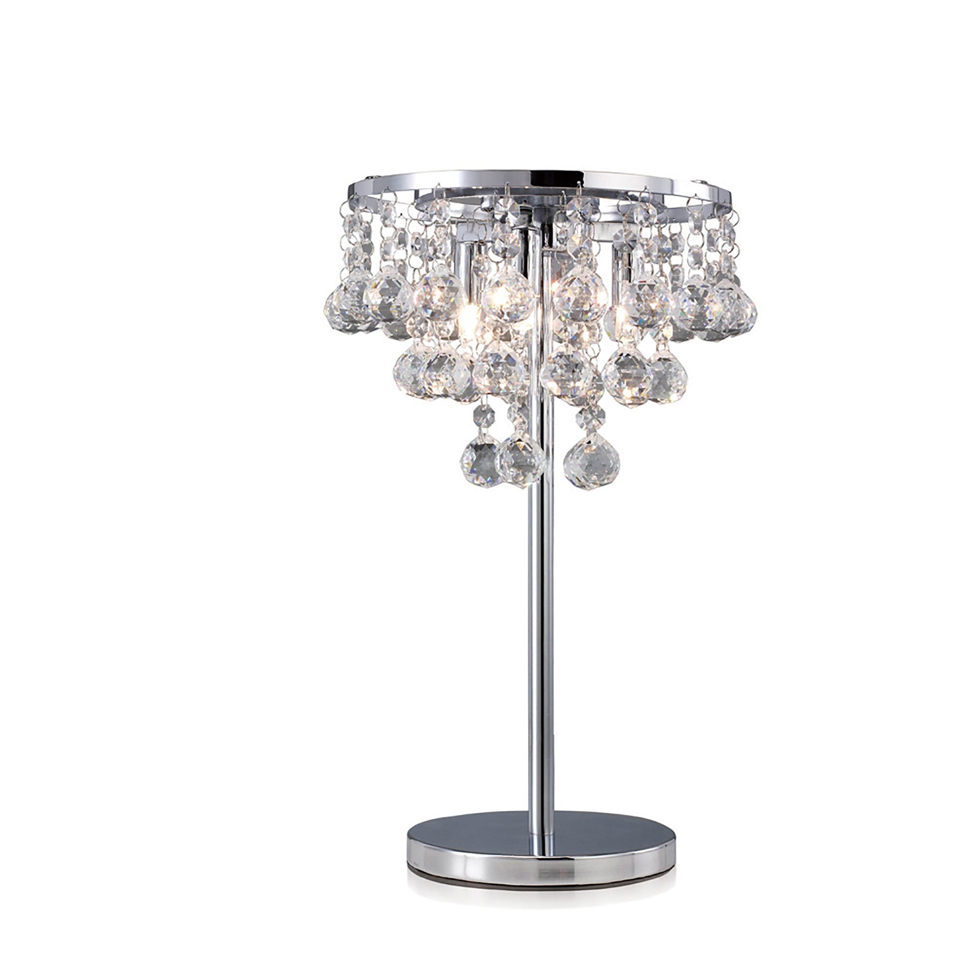 Diyas - Atla Crystal Table Lamp - Luminosity Designs Ltd