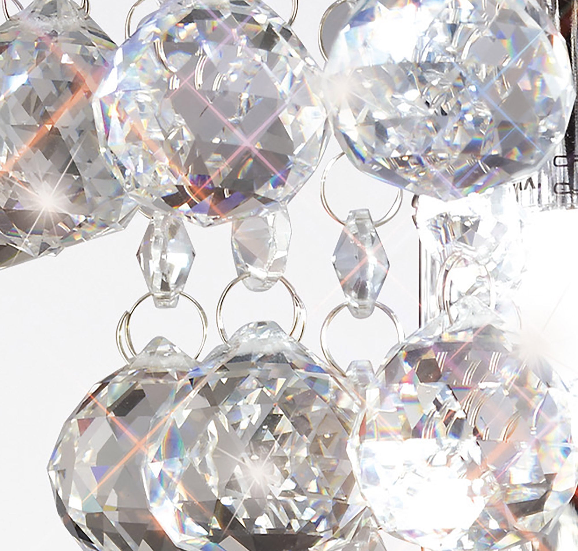 Diyas - Atla Crystal Wall Light - Luminosity Designs Ltd