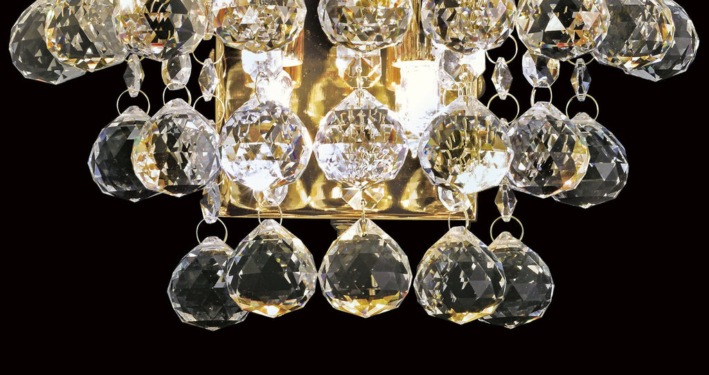 Diyas - Atla Crystal Wall Light - Luminosity Designs Ltd