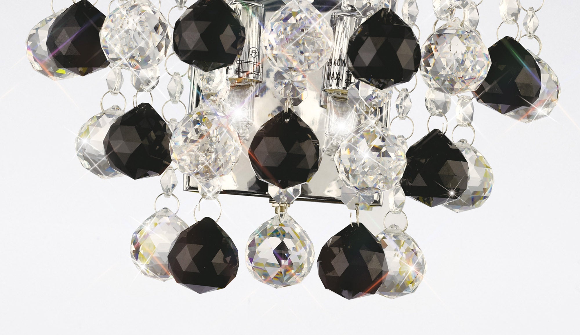 Diyas - Atla Crystal Wall Light - Luminosity Designs Ltd