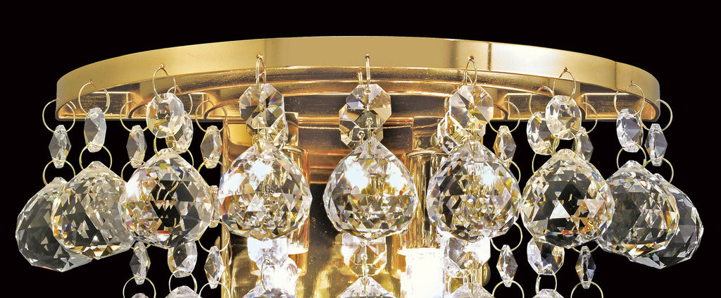 Diyas - Atla Crystal Wall Light - Luminosity Designs Ltd