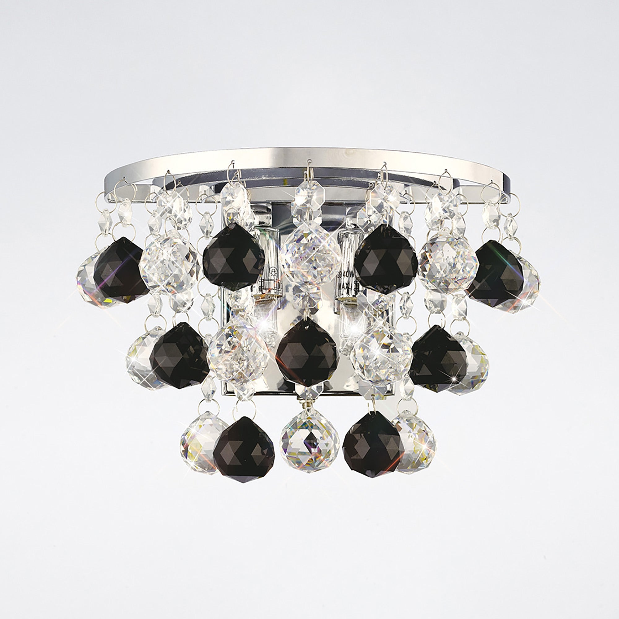 Diyas - Atla Crystal Wall Light - Luminosity Designs Ltd