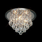 Diyas - Atla Semi Flush Crystal Ceiling Light - Luminosity Designs Ltd