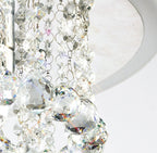 Diyas - Atla Semi Flush Crystal Ceiling Light - Luminosity Designs Ltd