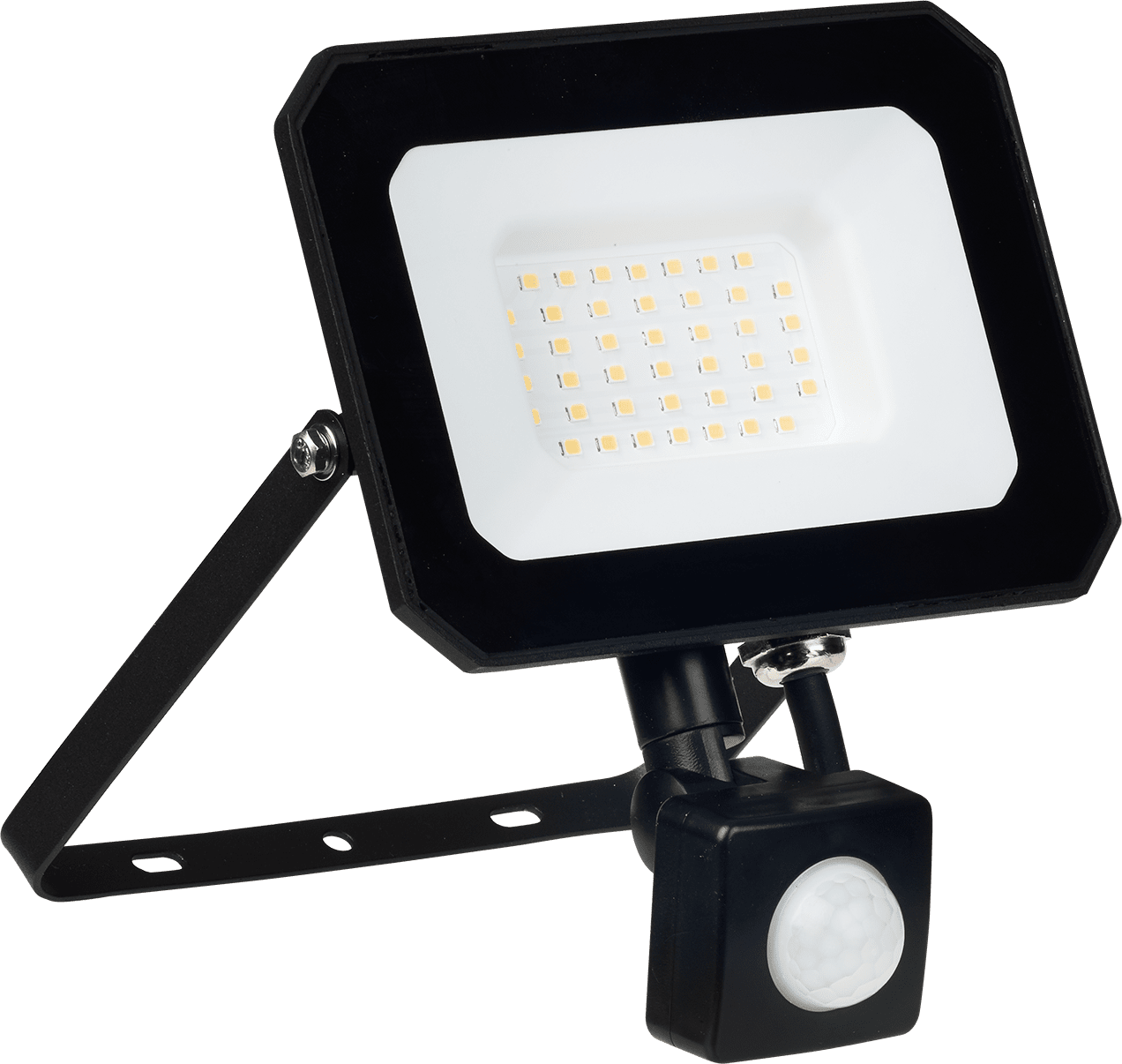 Crompton - Atlas Mini 3 Floodlight with PIR Sensor 30W 4000K, 3000lm - Luminosity Designs Ltd
