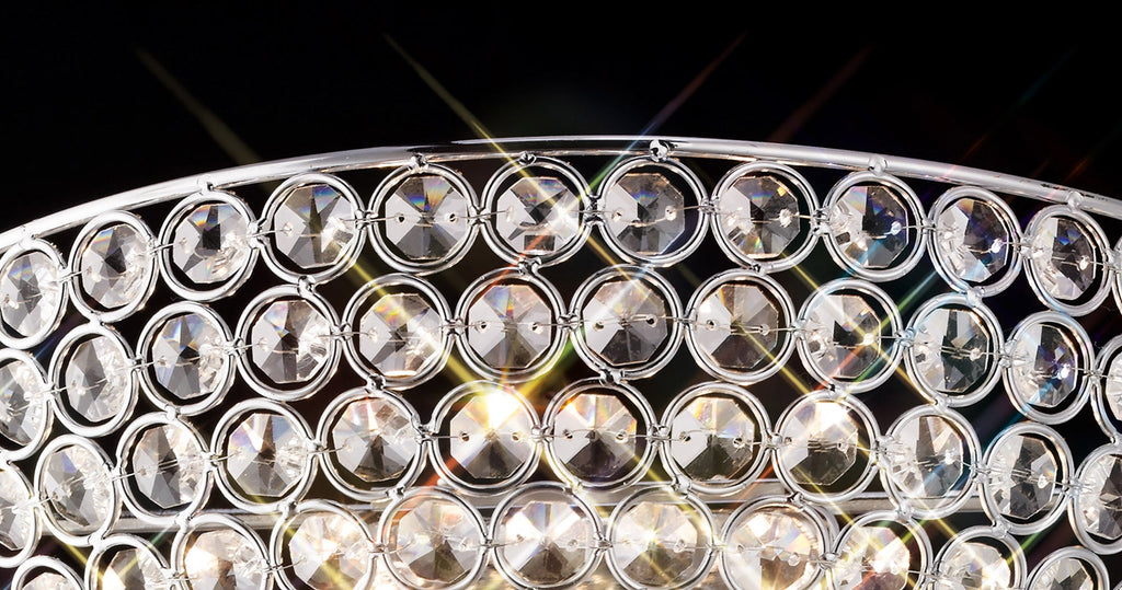 Diyas - Ava Half Moon Wall Light - Luminosity Designs Ltd