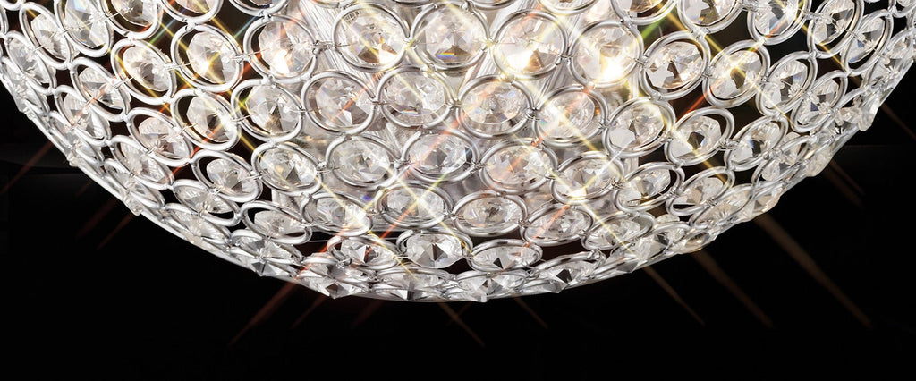 Diyas - Ava Half Moon Wall Light - Luminosity Designs Ltd