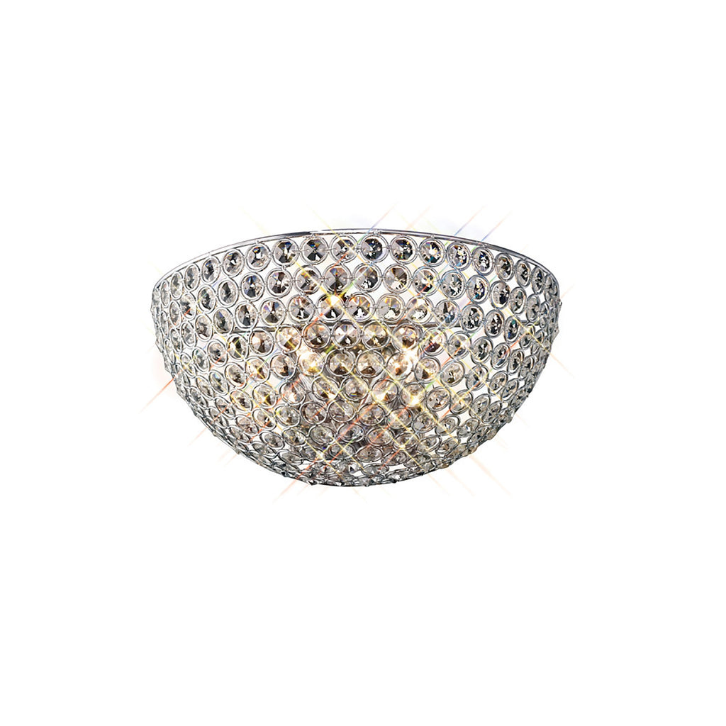 Diyas - Ava Half Moon Wall Light - Luminosity Designs Ltd