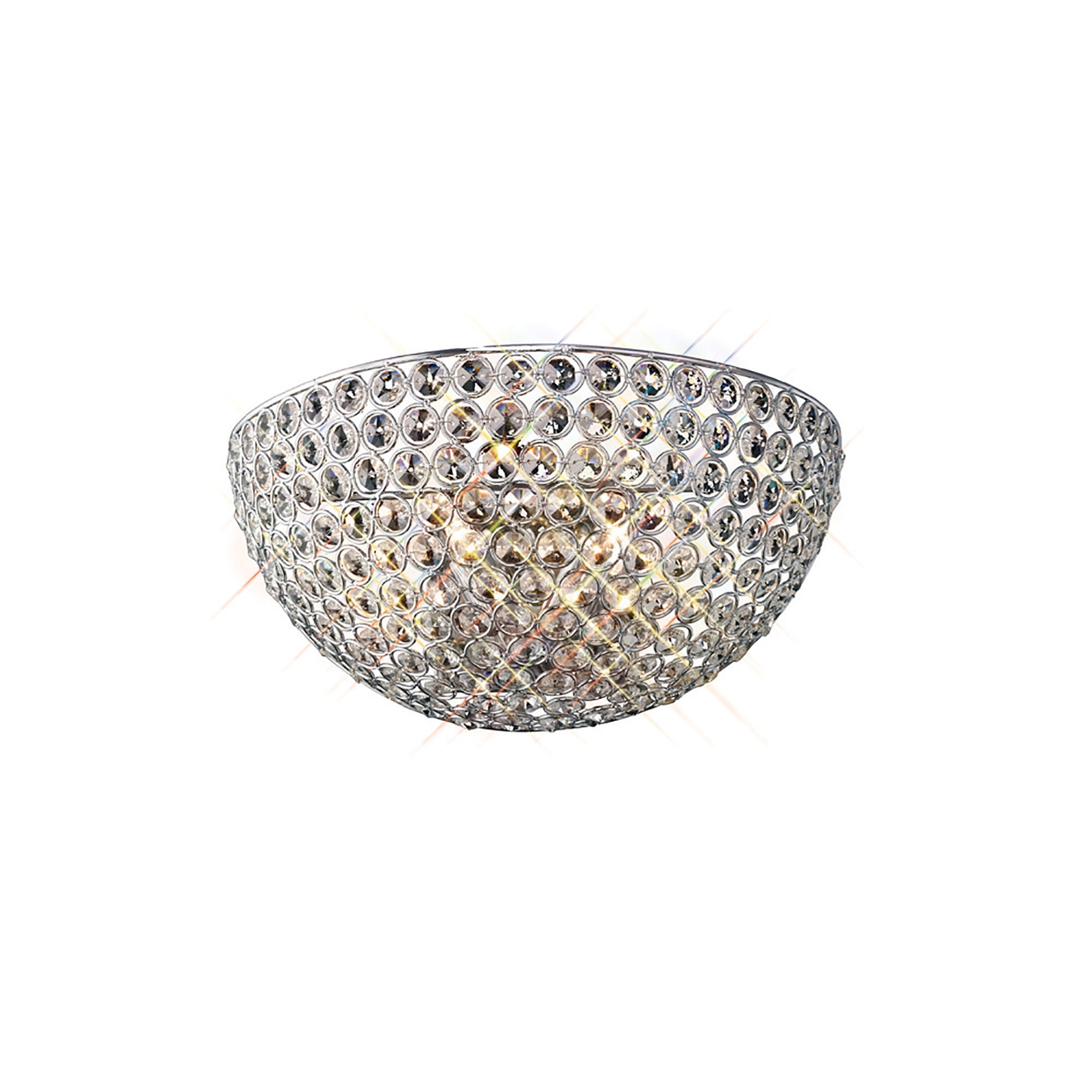 Diyas - Ava Half Moon Wall Light - Luminosity Designs Ltd