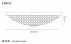 Diyas - Ava Large Ceiling - Luminosity Designs Ltd