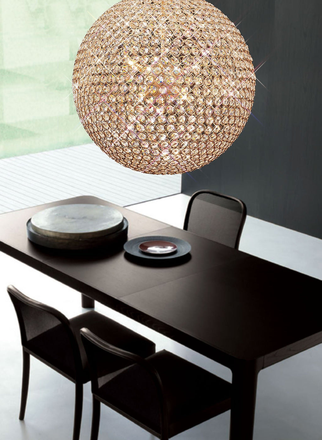 Diyas - Ava Medium Ball Pendant - Luminosity Designs Ltd