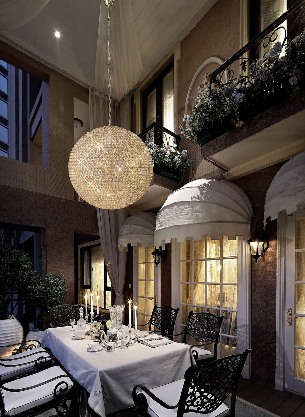 Diyas - Ava Medium Ball Pendant - Luminosity Designs Ltd