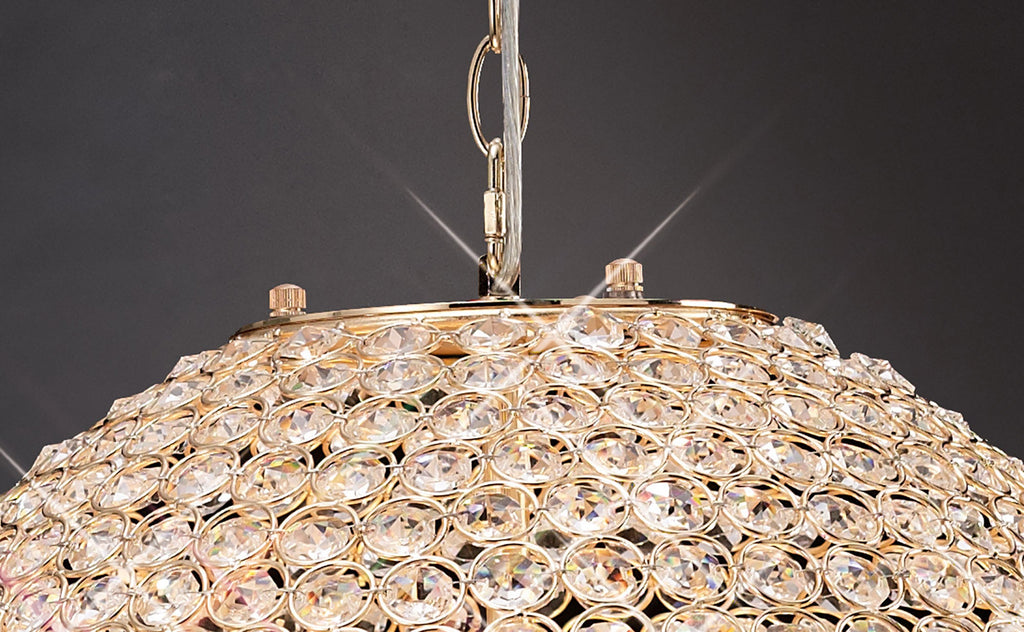 Diyas - Ava Medium Ball Pendant - Luminosity Designs Ltd