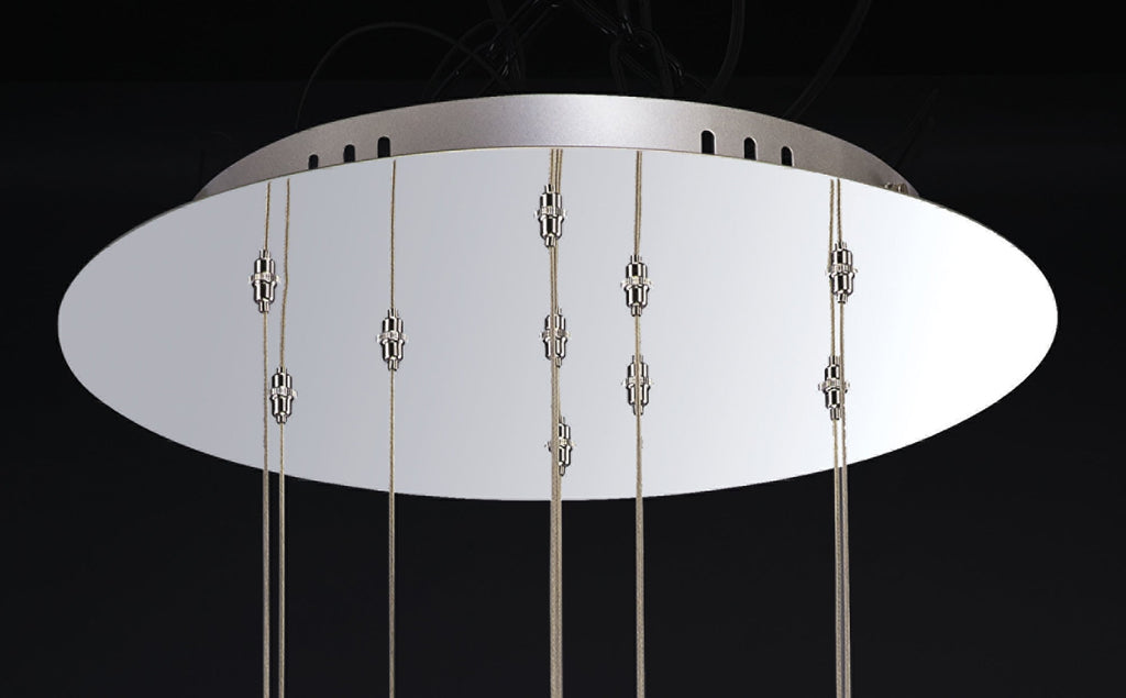 Diyas - Aviva 10 Light Cluster Pendant - Luminosity Designs Ltd