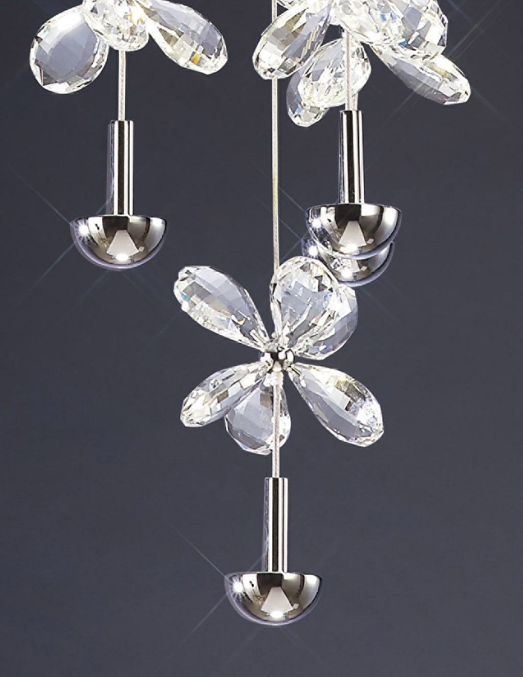 Diyas - Aviva 10 Light Cluster Pendant - Luminosity Designs Ltd