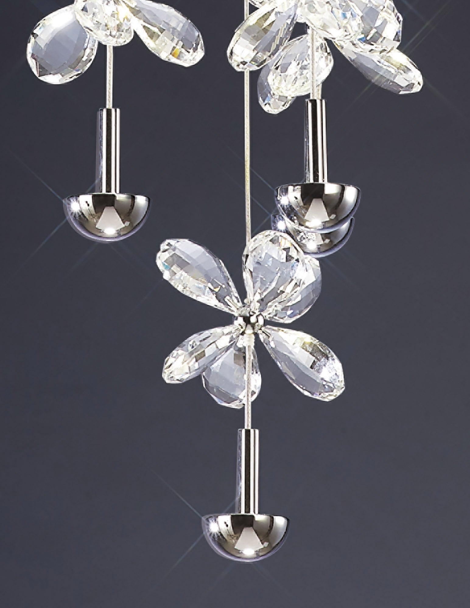 Diyas - Aviva 10 Light Cluster Pendant - Luminosity Designs Ltd