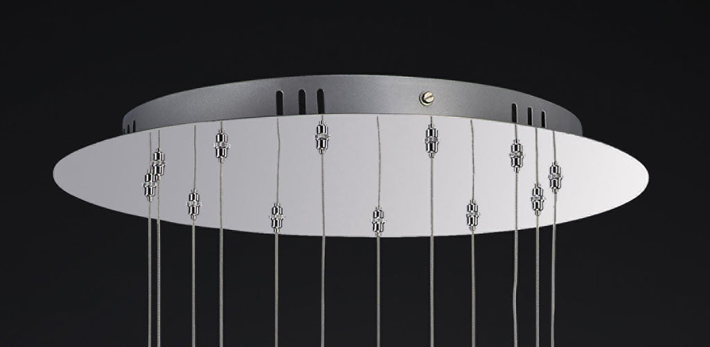 Diyas - Aviva 12 Light Pendant - Luminosity Designs Ltd