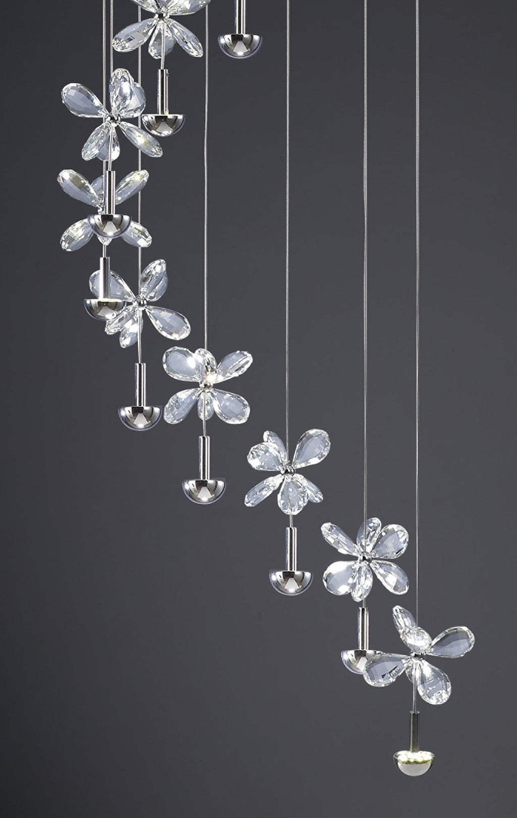 Diyas - Aviva 12 Light Pendant - Luminosity Designs Ltd