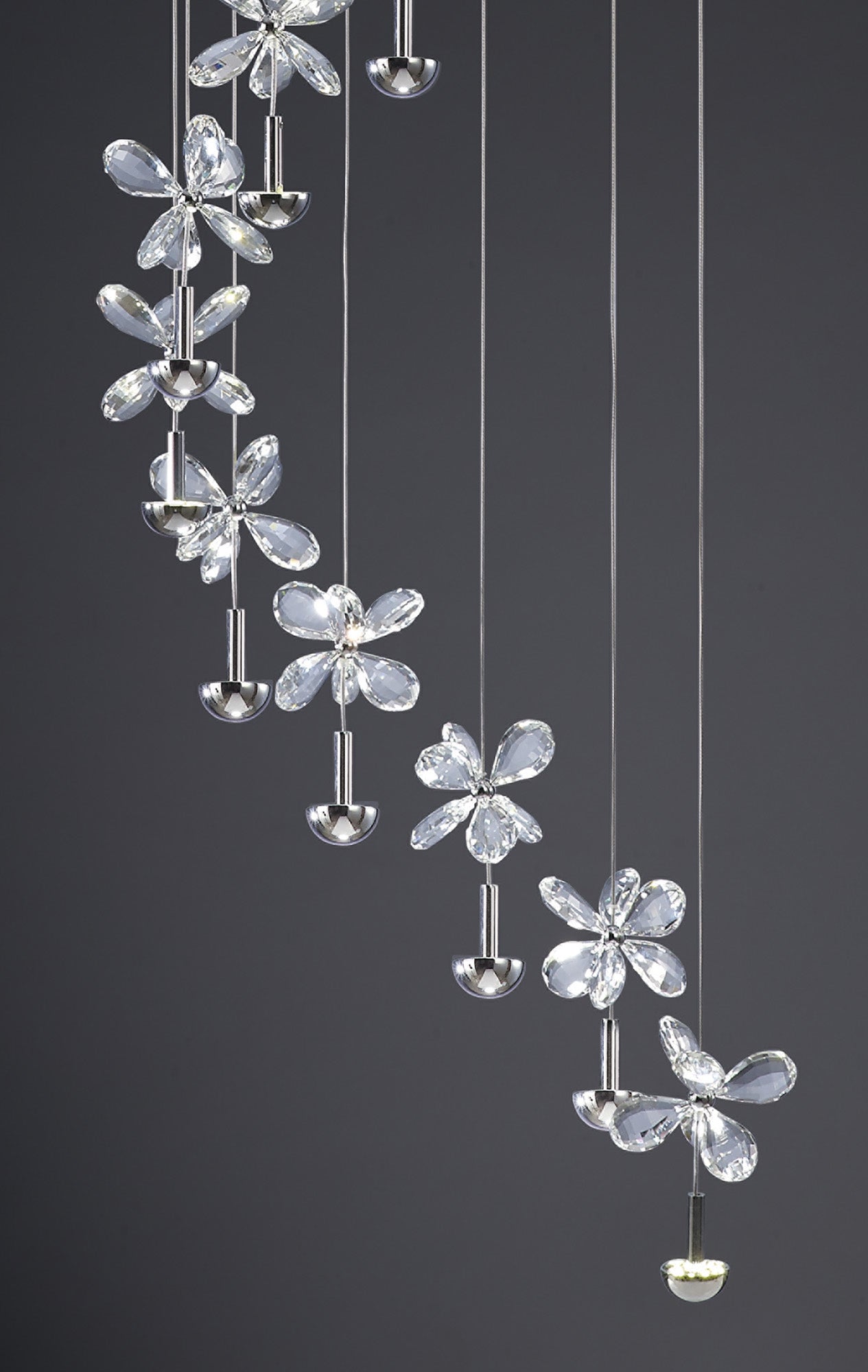Diyas - Aviva 12 Light Pendant - Luminosity Designs Ltd