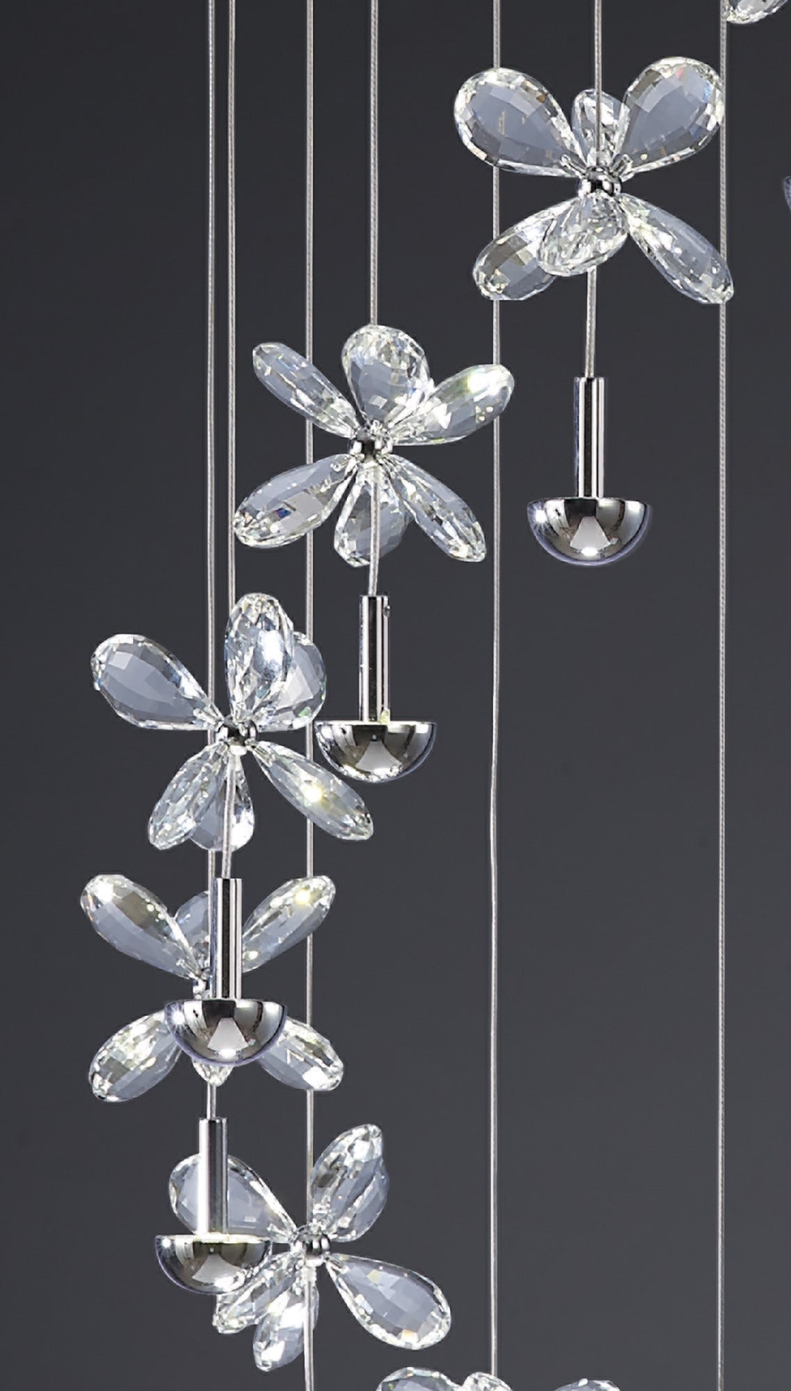 Diyas - Aviva 12 Light Pendant - Luminosity Designs Ltd