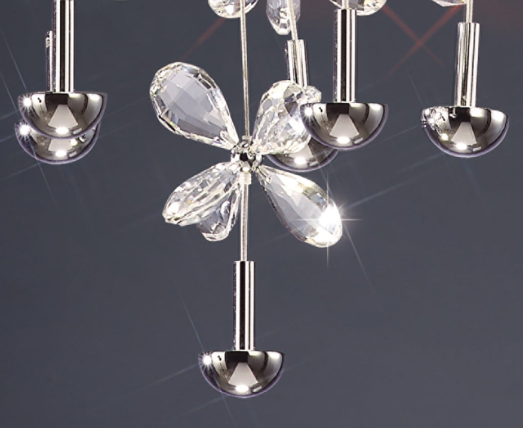 Diyas - Aviva 16 Light Cluster Pendant - Luminosity Designs Ltd
