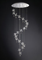 Diyas - Aviva 20 Light Pendant - Luminosity Designs Ltd