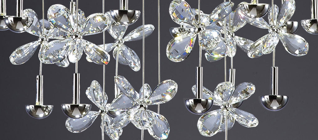 Diyas - Aviva 28 Light Cluster Pendant - Luminosity Designs Ltd