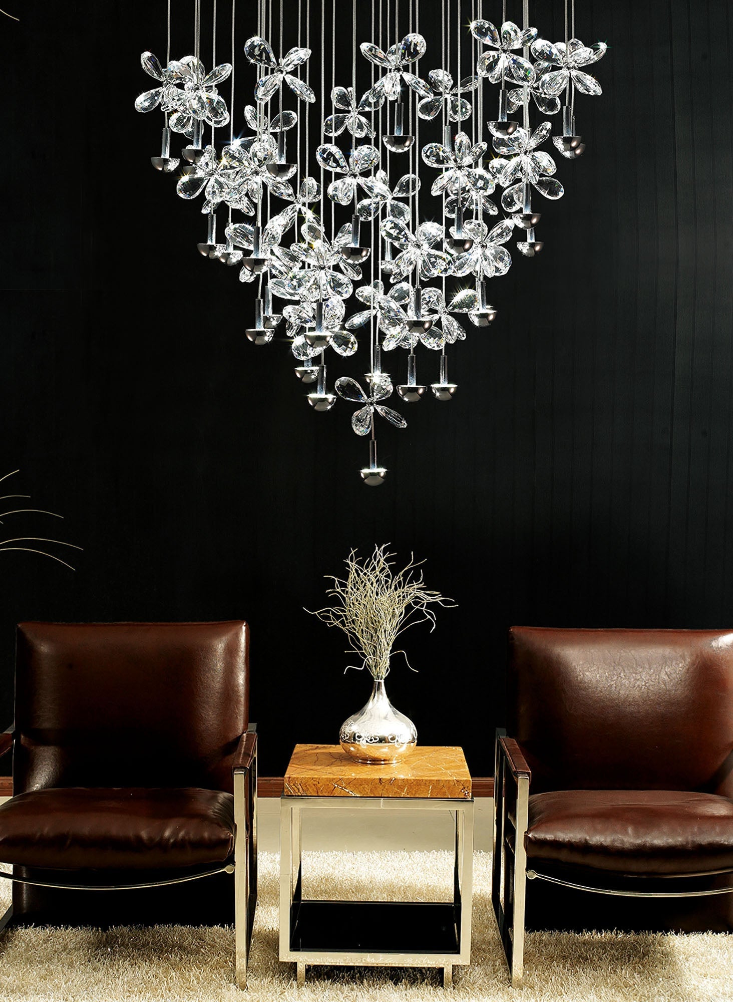 Diyas - Aviva 28 Light Cluster Pendant - Luminosity Designs Ltd