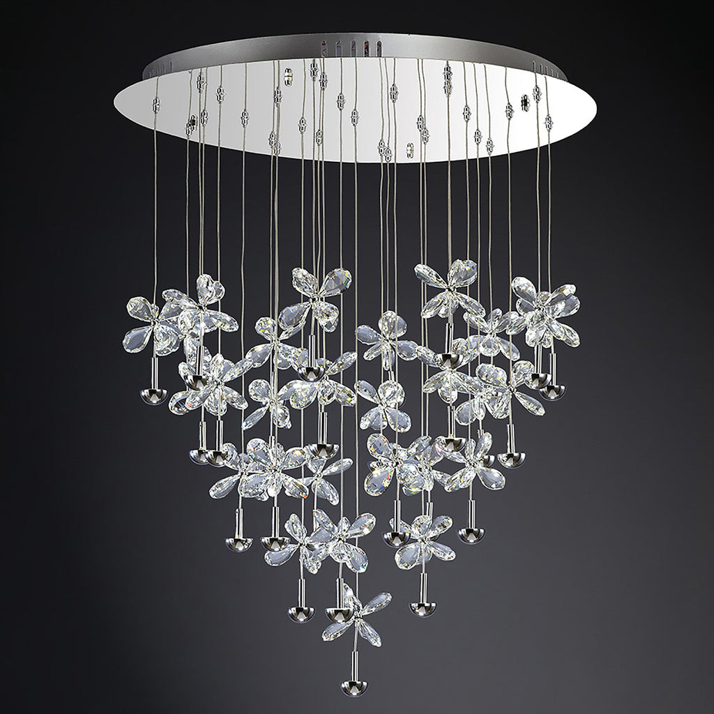 Diyas - Aviva 28 Light Cluster Pendant - Luminosity Designs Ltd