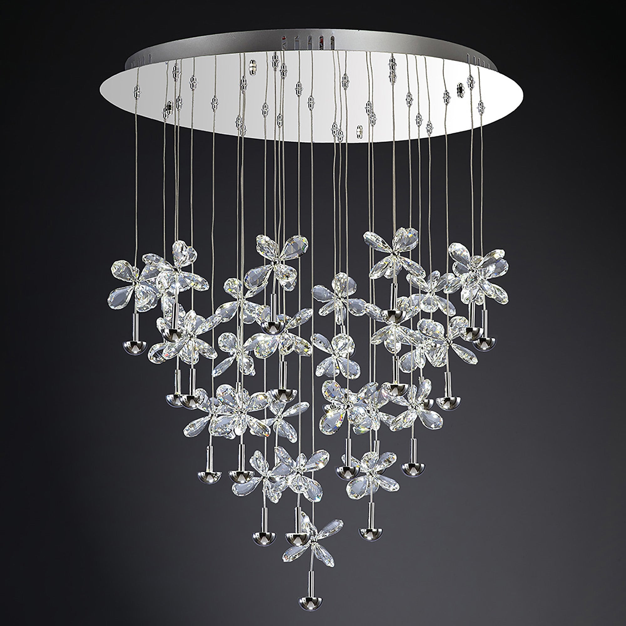 Diyas - Aviva 28 Light Cluster Pendant - Luminosity Designs Ltd