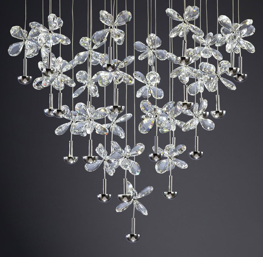 Diyas - Aviva 28 Light Cluster Pendant - Luminosity Designs Ltd