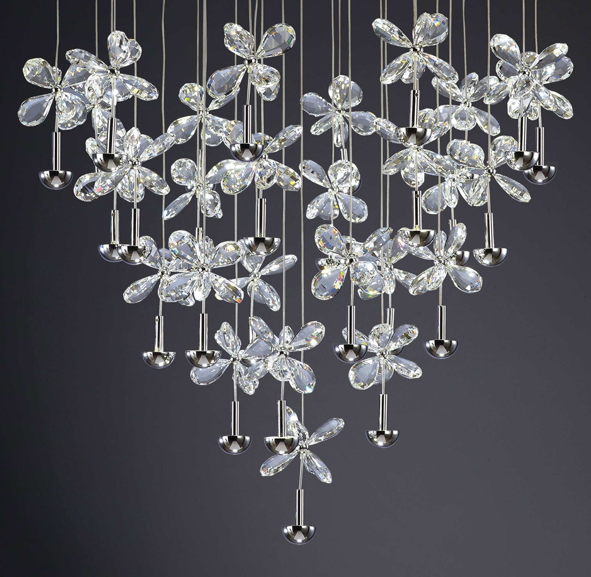 Diyas - Aviva 28 Light Cluster Pendant - Luminosity Designs Ltd