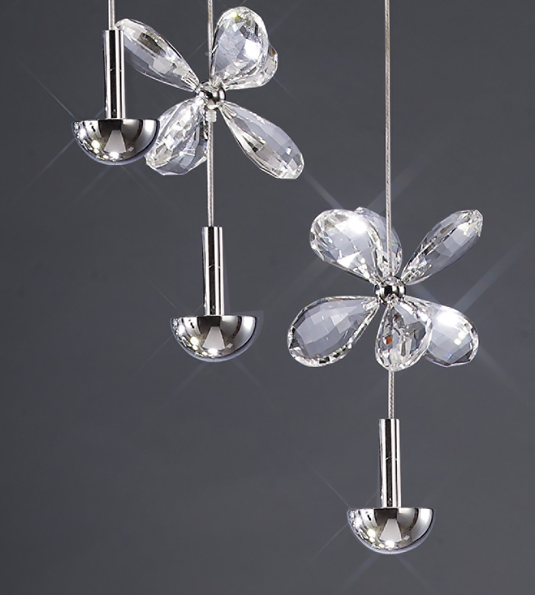 Diyas - Aviva 6 Light Pendant - Luminosity Designs Ltd