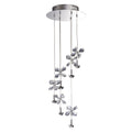 Diyas - Aviva 6 Light Pendant - Luminosity Designs Ltd