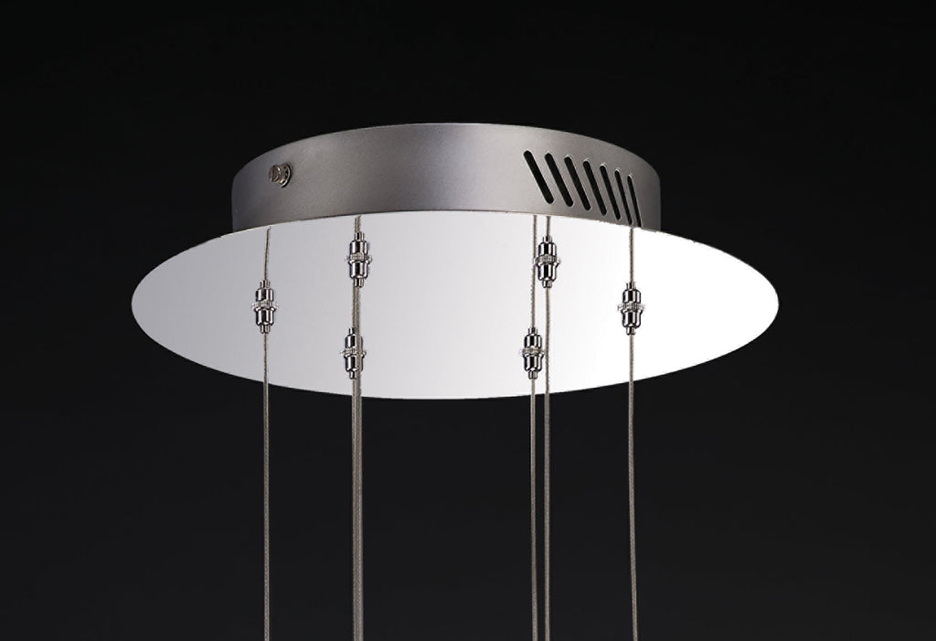 Diyas - Aviva 6 Light Pendant - Luminosity Designs Ltd
