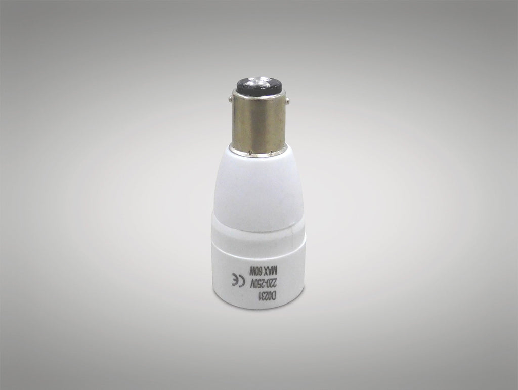 Deco - B15 Lampholder to E14 Lamp Socket Converter - Luminosity Designs Ltd