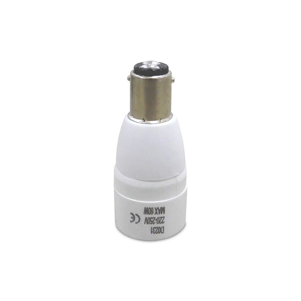 Deco - B15 Lampholder to E14 Lamp Socket Converter - Luminosity Designs Ltd