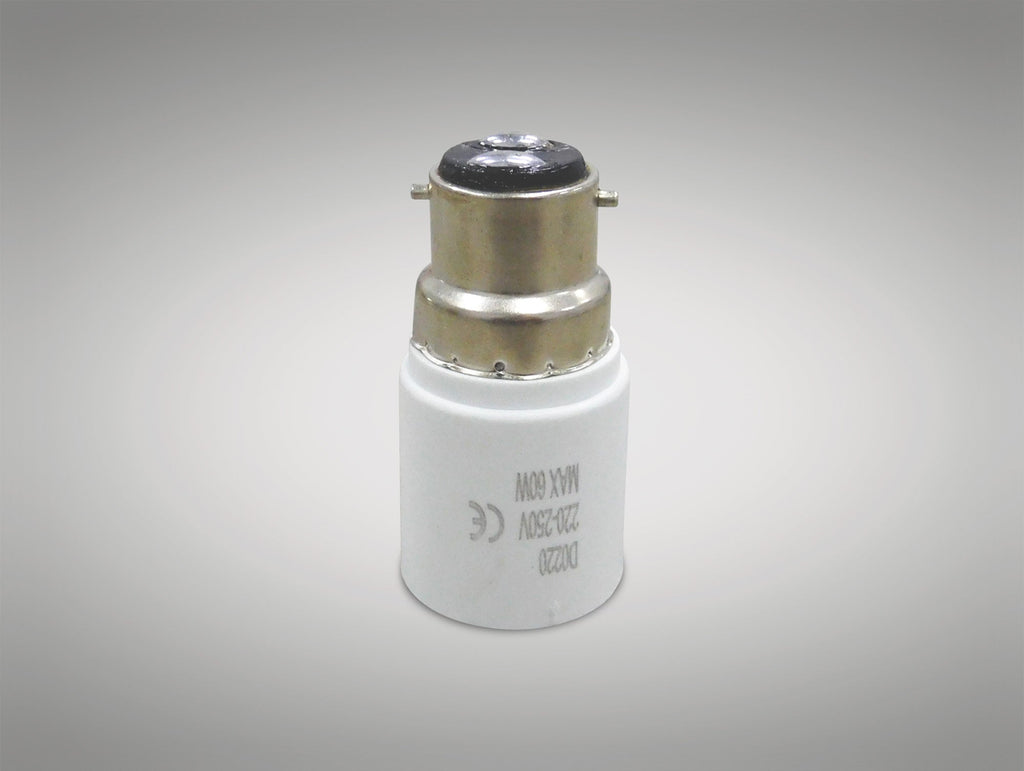 Deco - B22 Lampholder to E27 Lamp Socket Converter - Luminosity Designs Ltd