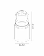 Deco - B22 Lampholder to E27 Lamp Socket Converter - Luminosity Designs Ltd