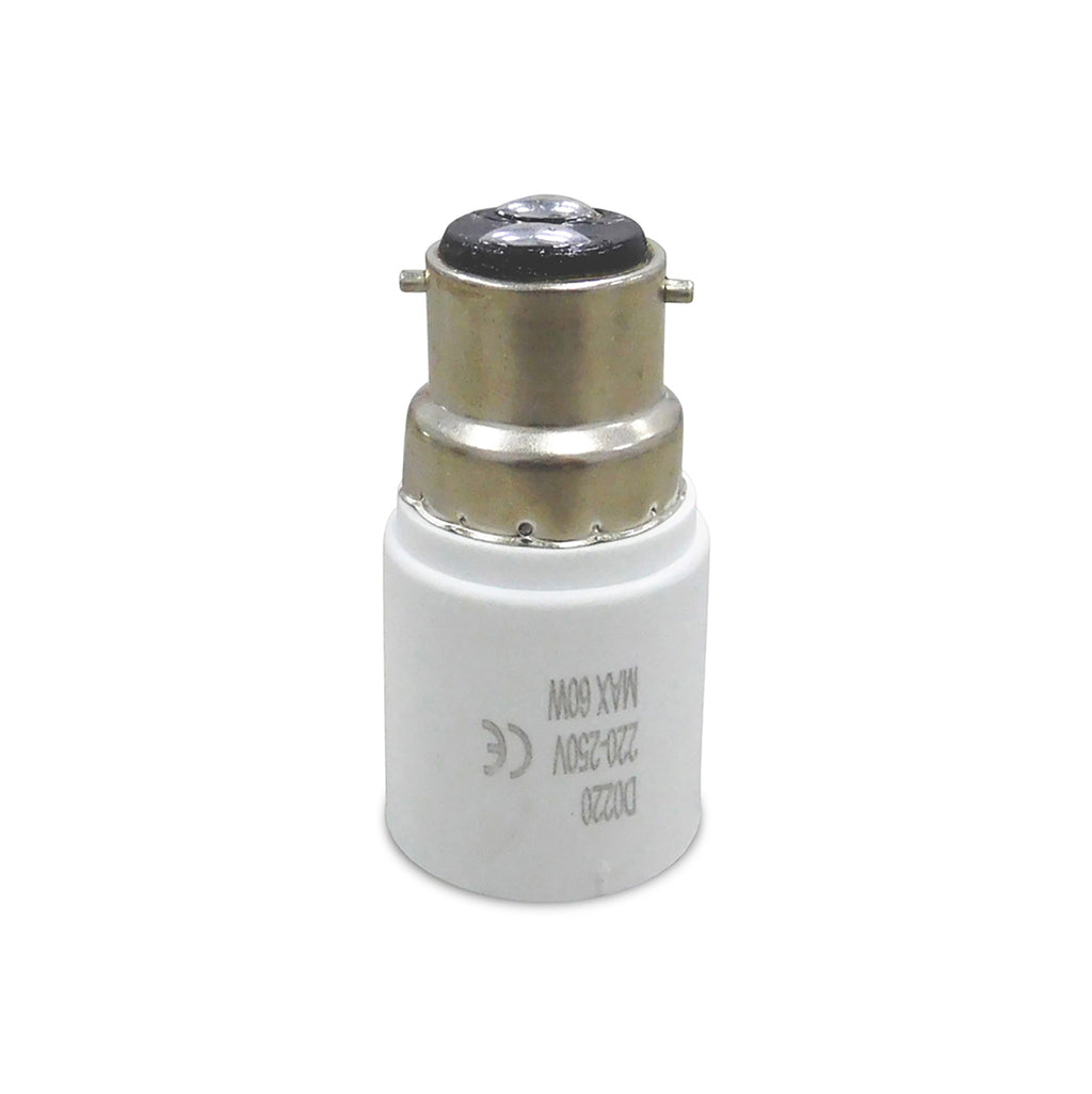 Deco - B22 Lampholder to E27 Lamp Socket Converter - Luminosity Designs Ltd