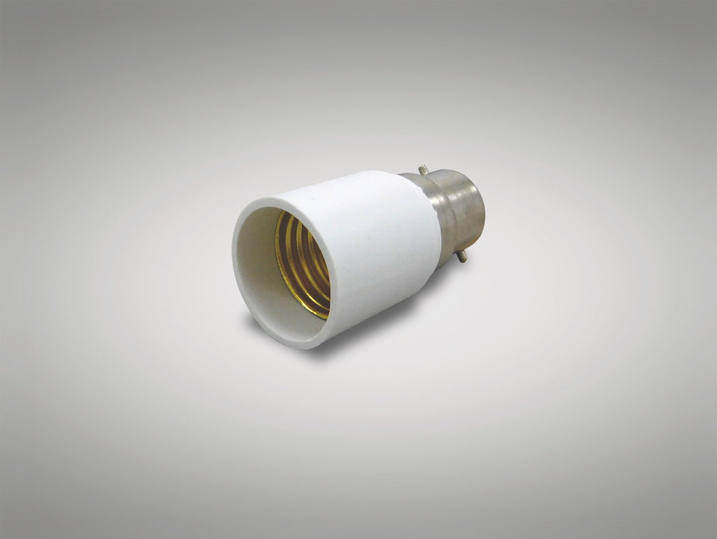 Deco - B22 Lampholder to E27 Lamp Socket Converter - Luminosity Designs Ltd