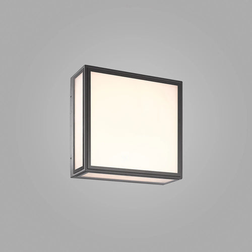 Mantra Fusion - Bachelor Exterior or Bathroom Ceiling/Wall Integrated Light, 14W LED, 3000K, 1180lm, IP65 (Mantra m7055) - Luminosity Designs Ltd