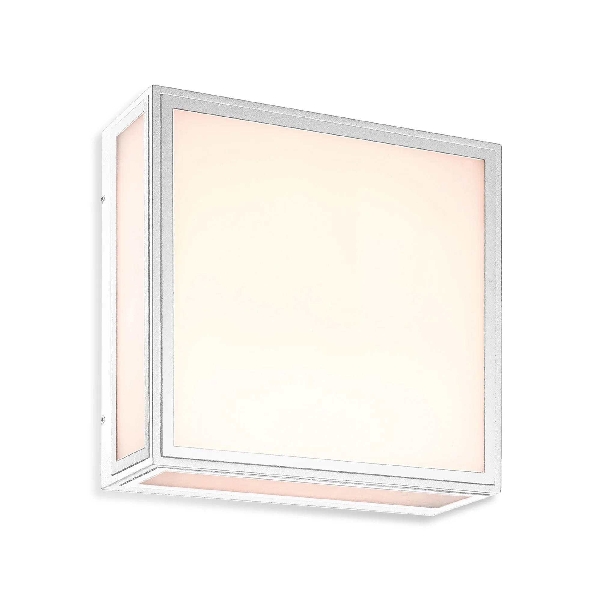 Mantra Fusion - Bachelor Exterior or Bathroom Ceiling/Wall Integrated Light, 14W LED, 3000K, 1180lm, IP65 (Mantra m7055) - Luminosity Designs Ltd