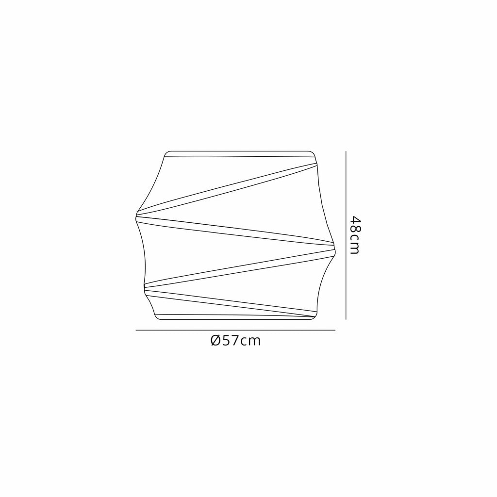 Mantra - Bambu Illuminated Stool for Gardens, 1x E27 - Luminosity Designs Ltd